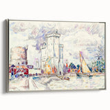 Modern Wall Art: La Rochelle Harbor Scene by Paul Signac