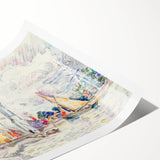 Modern Wall Art: La Rochelle Harbor Scene by Paul Signac