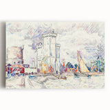Modern Wall Art: La Rochelle Harbor Scene by Paul Signac