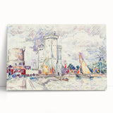 Modern Wall Art: La Rochelle Harbor Scene by Paul Signac