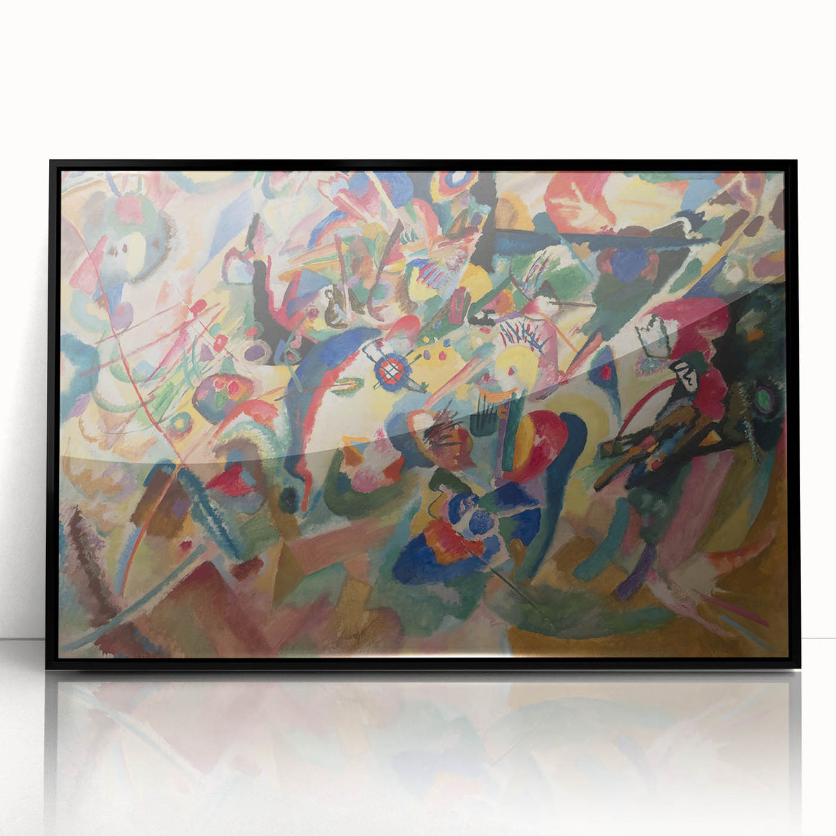 Abstract Modern Art: Sketch for Composition VII by Kandinsky