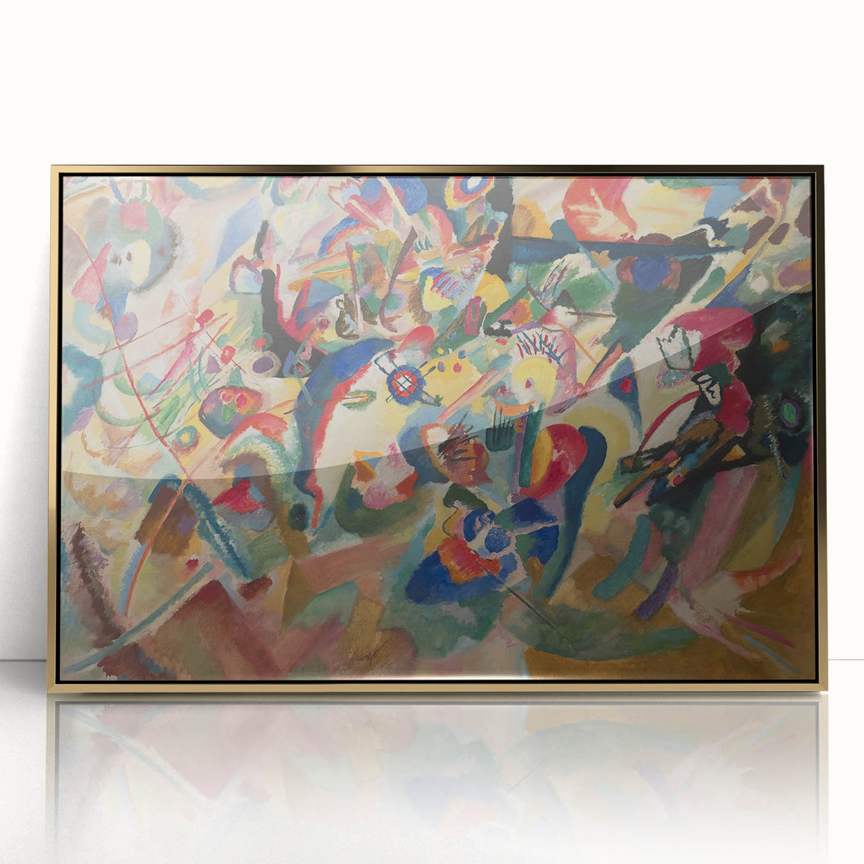 Abstract Modern Art: Sketch for Composition VII by Kandinsky