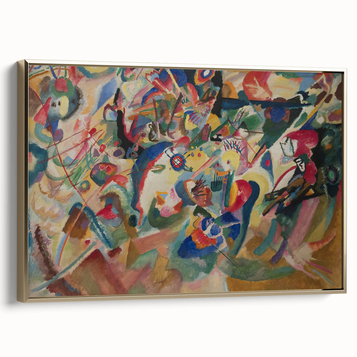 Abstract Modern Art: Sketch for Composition VII by Kandinsky
