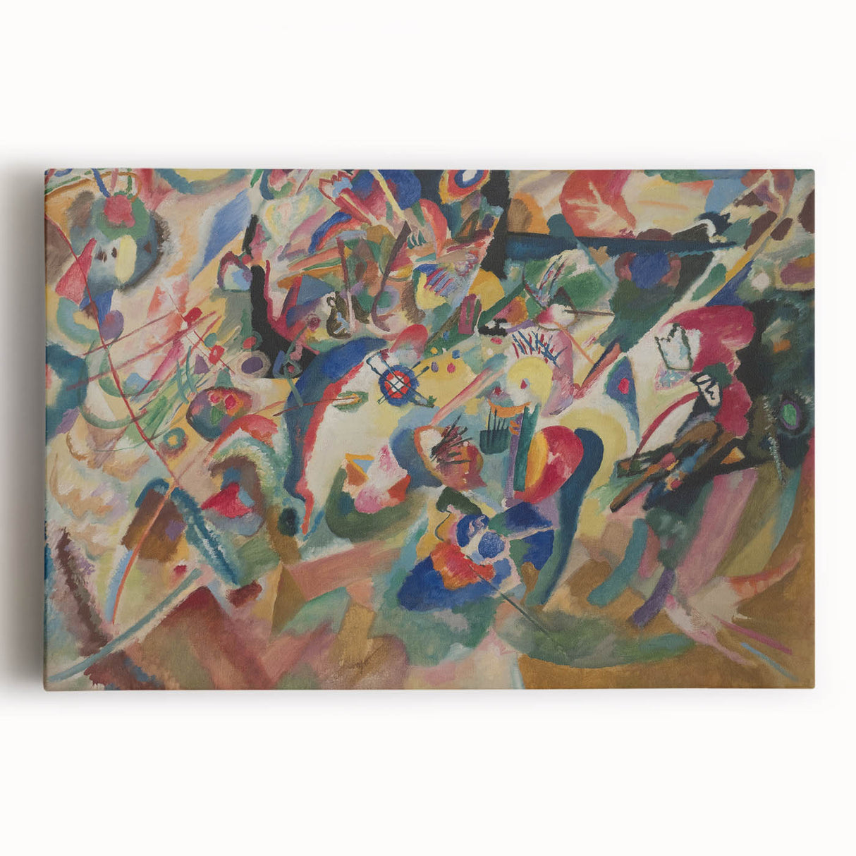 Abstract Modern Art: Sketch for Composition VII by Kandinsky
