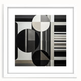Minimalist Black & White Bedroom Wall Art - Framed & Canvas
