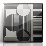 Minimalist Black & White Bedroom Wall Art - Framed & Canvas