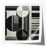 Minimalist Black & White Bedroom Wall Art - Framed & Canvas