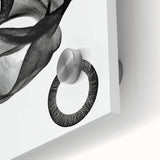 Minimalist Abstract Living Room Wall Art – Black & White Canvas