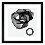 Minimalist Abstract Living Room Wall Art – Black & White Canvas