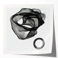 Minimalist Abstract Living Room Wall Art – Black & White Canvas