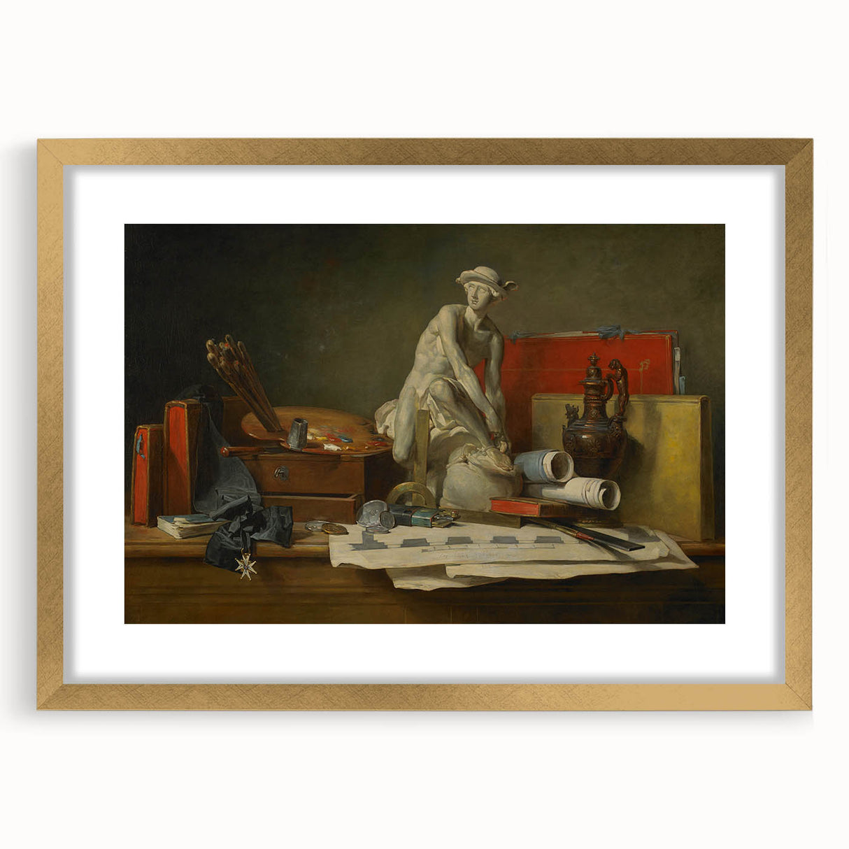 18th Century Neoclassical Still Life Greco-Roman Art Print