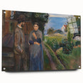Expressionist Art: Evening Passion by Edvard Munch Canvas Print