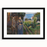 Expressionist Art: Evening Passion by Edvard Munch Canvas Print