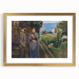 Expressionist Art: Evening Passion by Edvard Munch Canvas Print