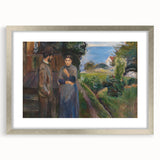 Expressionist Art: Evening Passion by Edvard Munch Canvas Print