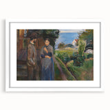 Expressionist Art: Evening Passion by Edvard Munch Canvas Print