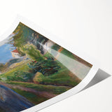 Expressionist Art: Evening Passion by Edvard Munch Canvas Print