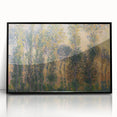 Impressionist Sunrise - Monet's Poplars at Giverny, Elegant Framed Print