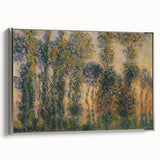 Impressionist Sunrise - Monet's Poplars at Giverny, Elegant Framed Print