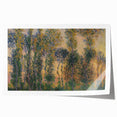 Impressionist Sunrise - Monet's Poplars at Giverny, Elegant Framed Print