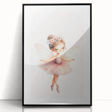 Children’s Wall Decor - Fairy Ballerina Kids Room Art Print
