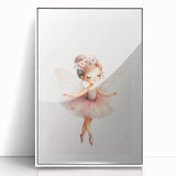 Children’s Wall Decor - Fairy Ballerina Kids Room Art Print