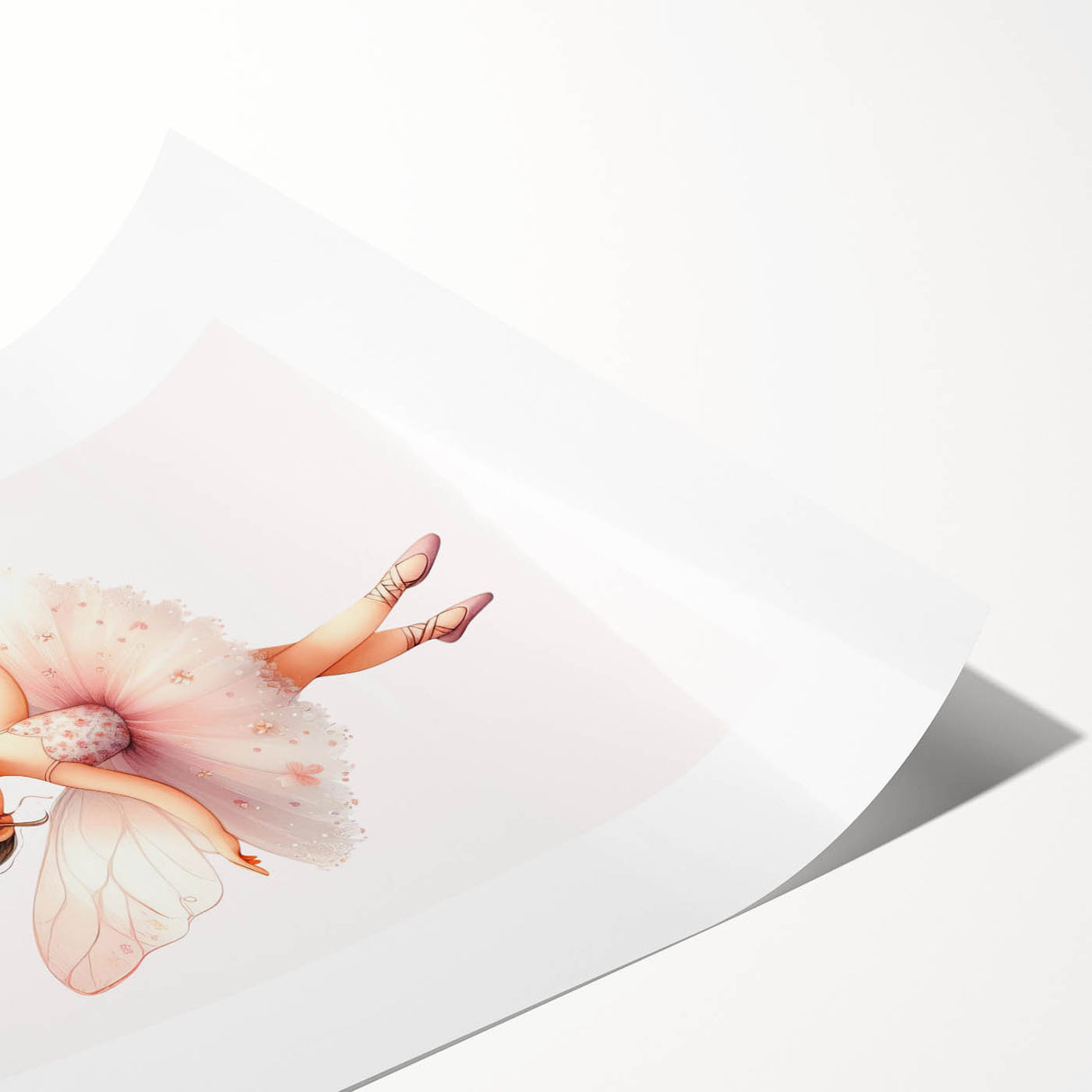 Children’s Wall Decor - Fairy Ballerina Kids Room Art Print