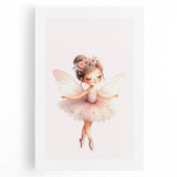 Children’s Wall Decor - Fairy Ballerina Kids Room Art Print