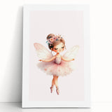 Children’s Wall Decor - Fairy Ballerina Kids Room Art Print