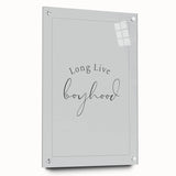 Rolled Paper Art Prints for Kids - Long Live Boyhood Quote