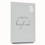 Rolled Paper Art Prints for Kids - Long Live Boyhood Quote