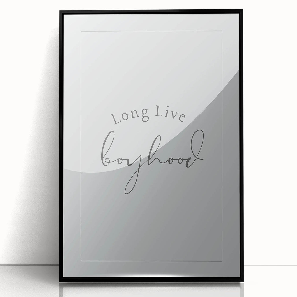 Rolled Paper Art Prints for Kids - Long Live Boyhood Quote