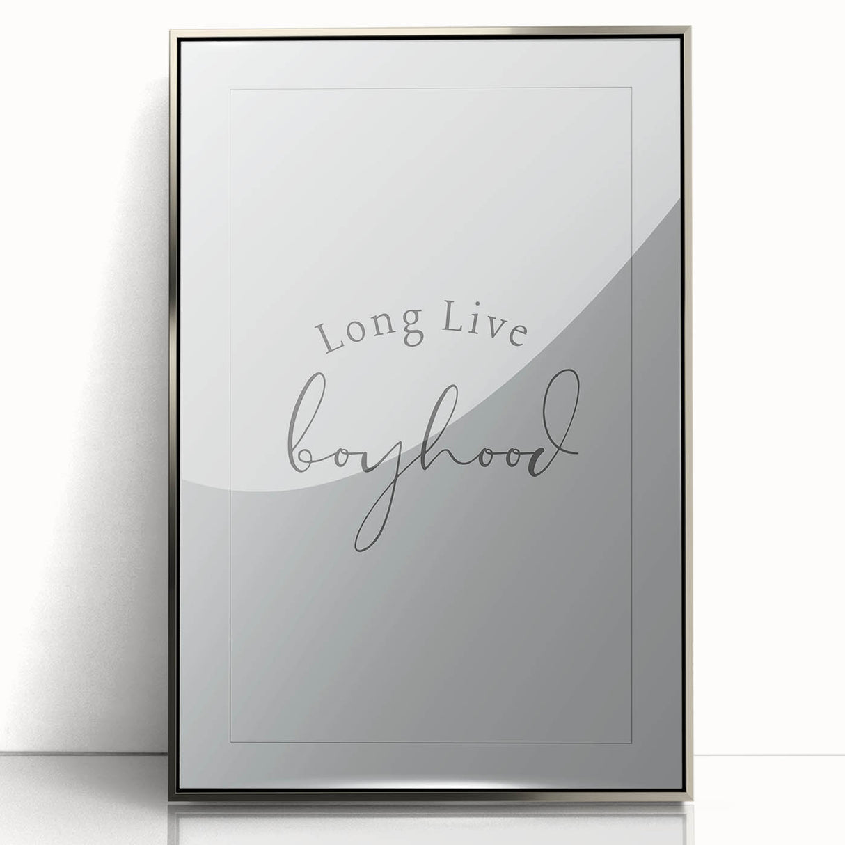 Rolled Paper Art Prints for Kids - Long Live Boyhood Quote