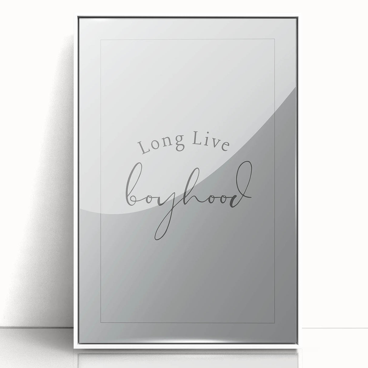 Rolled Paper Art Prints for Kids - Long Live Boyhood Quote