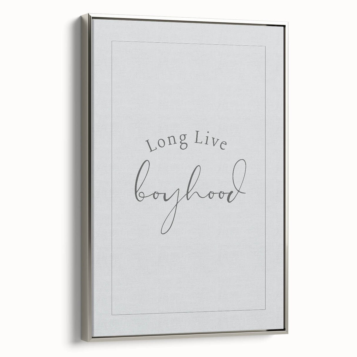 Rolled Paper Art Prints for Kids - Long Live Boyhood Quote