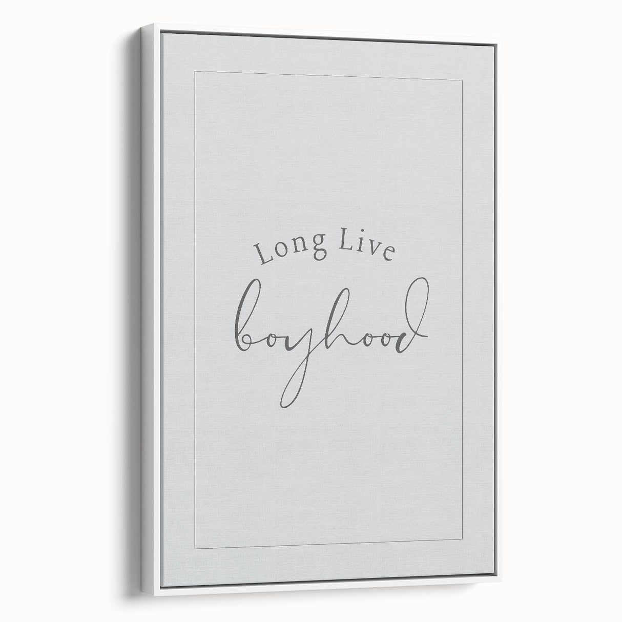Rolled Paper Art Prints for Kids - Long Live Boyhood Quote