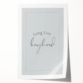 Rolled Paper Art Prints for Kids - Long Live Boyhood Quote