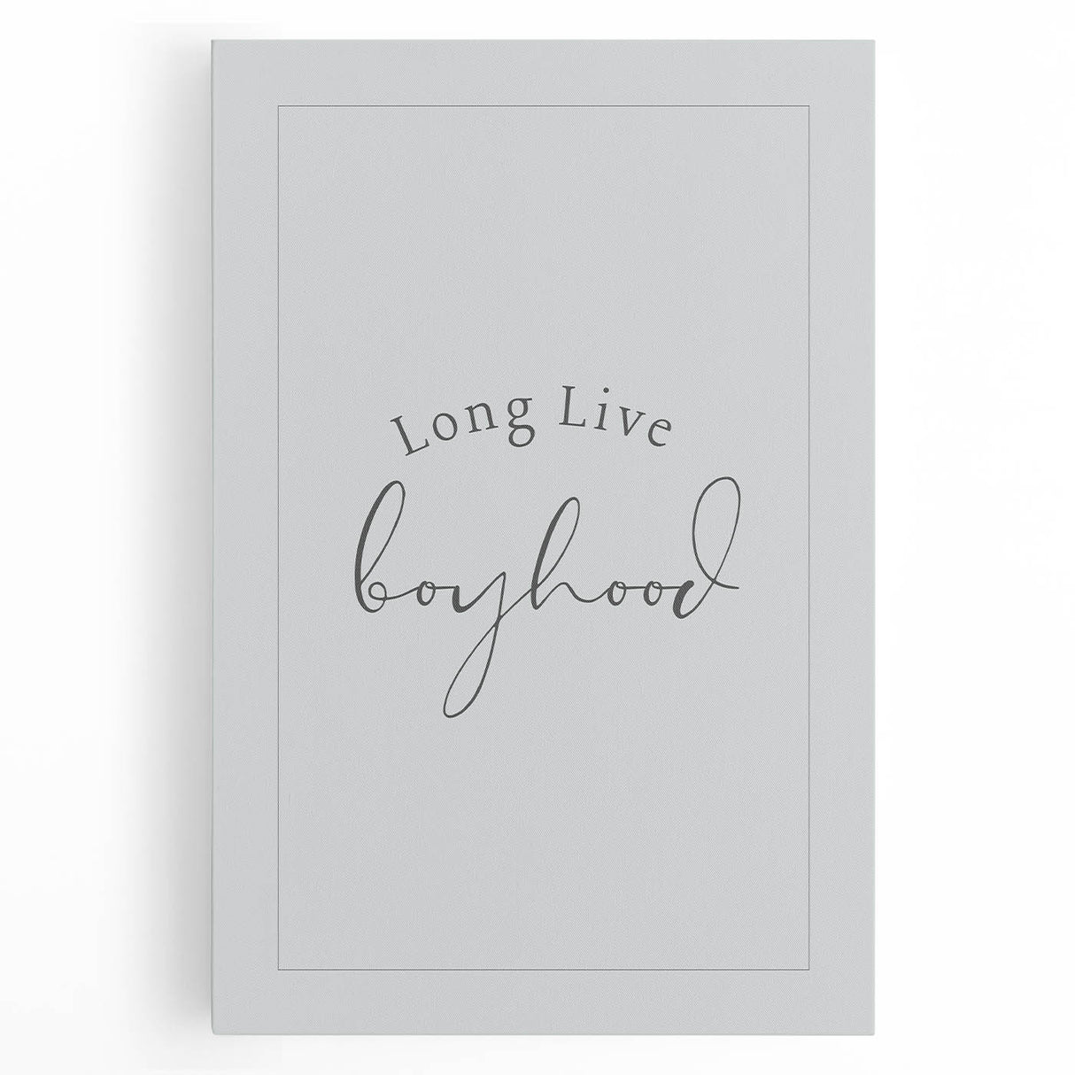 Rolled Paper Art Prints for Kids - Long Live Boyhood Quote