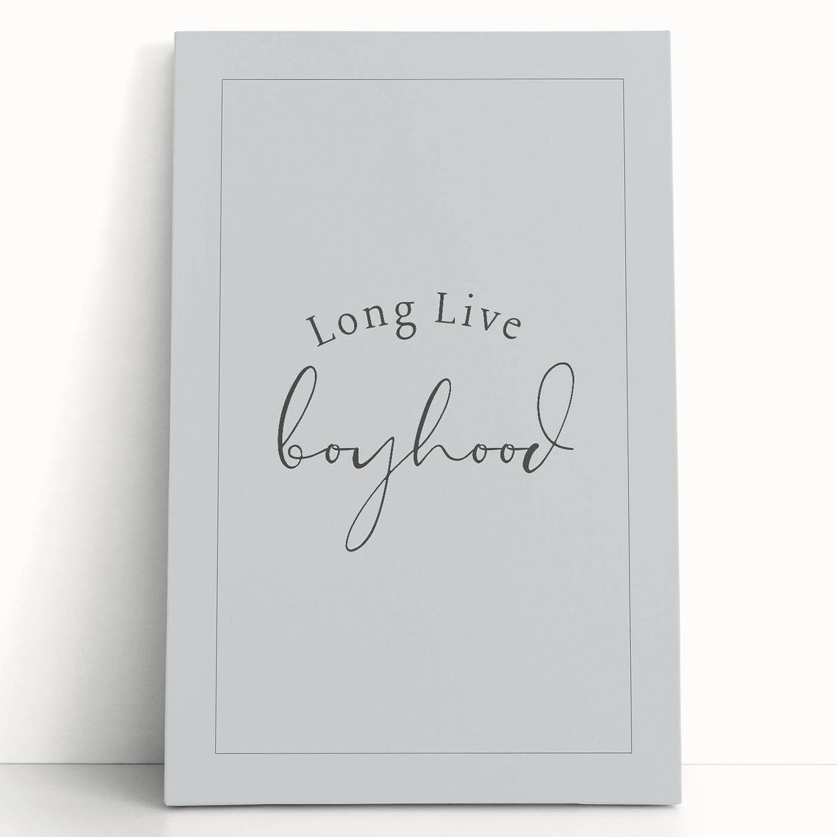 Rolled Paper Art Prints for Kids - Long Live Boyhood Quote