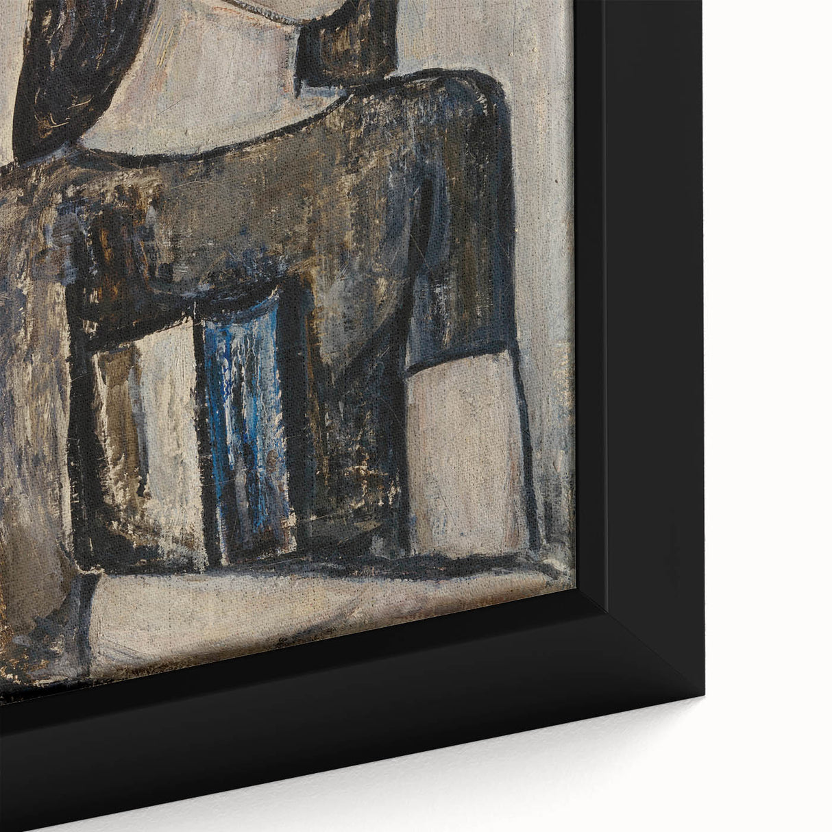 Modern Wall Art: Ernst Krohn’s Schoolgirl Portrait in Subdued Tones