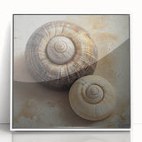 Art deco style poster featuring a close-up of nature elements, in a white acrylic frame, suitable for nursery wall decor.