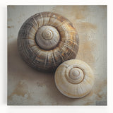 Monochrome close-up photo of dew on leaves printed on large stretched canvas, ideal for kitchen wall art.
