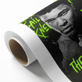 Iconic Pop Art Wall Art - Ali Canvas with Green and Black