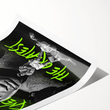 Iconic Pop Art Wall Art - Ali Canvas with Green and Black