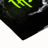 Iconic Pop Art Wall Art - Ali Canvas with Green and Black