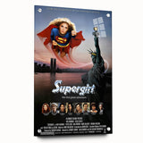 Retro Wall Art - Supergirl Movie Poster - 80s Vintage Art Prints