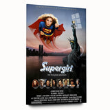 Retro Wall Art - Supergirl Movie Poster - 80s Vintage Art Prints