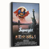 Retro Wall Art - Supergirl Movie Poster - 80s Vintage Art Prints