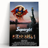 Retro Wall Art - Supergirl Movie Poster - 80s Vintage Art Prints