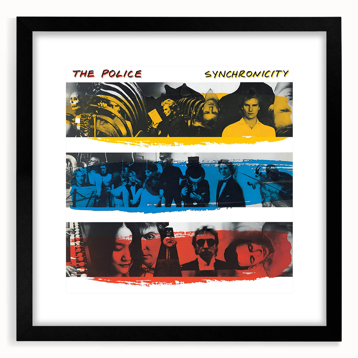 Retro The Police Synchronicity Poster - Vintage Prints for Wall Art